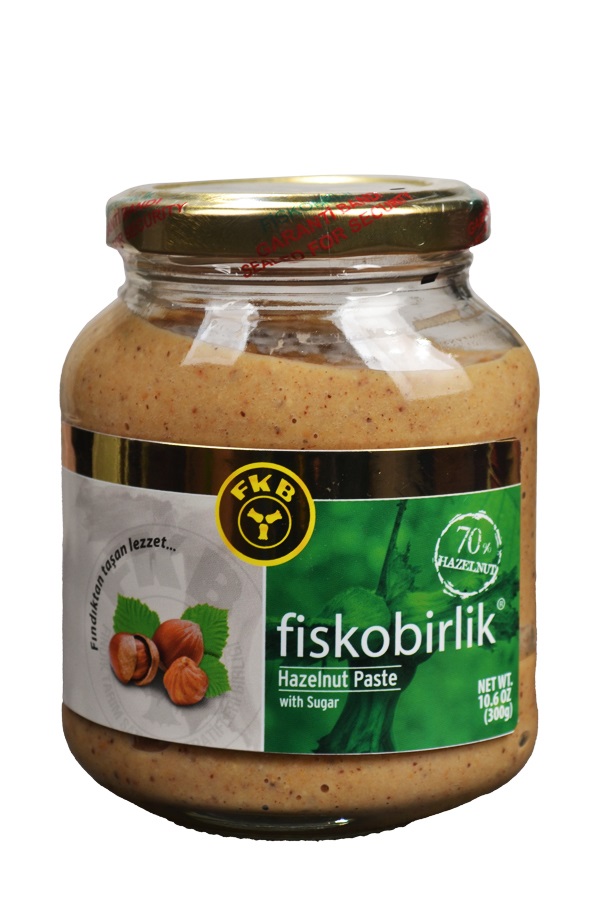 Turkish Hazelnuts Paste With Sugar - 300 Grs By Fiskobirlik