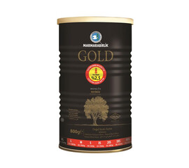Marmara Birlik Gemlik Black Olives Gold XL %2.5 Salty 800Gr Can