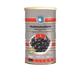 Marmara Birlik Gemlik Black Olives L Hiper 800Gr Can