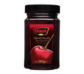 Tamek Sour Cherry Jam 380Gr Glass