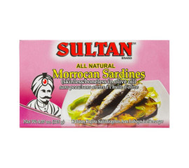 Sultan Moroccan Sardines Skinless/boneless in Olive Oil 125g