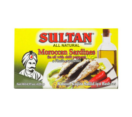 Sultan Moroccan Sardines With Chili Peppers in Vegetable Oil 125g