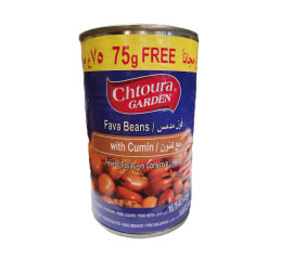 Chtoura Garden Fava Beans with Cumin 475g Can
