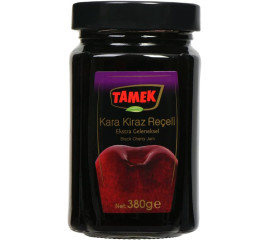 Tamek Black Cherry Jam 380Gr Glass
