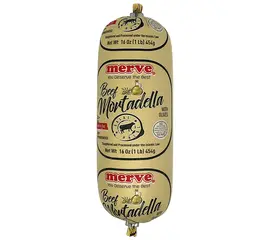 Merve Beef Mortadelle W Olives 1Lb