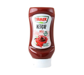 Tamek Ketchup Hot 355Gr Plastic