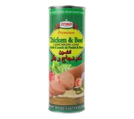 Ziyad Chicken & Beef Luncheon Loaf Meat 845g