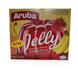 Aruba Jelly Strawberry & Banana 85g