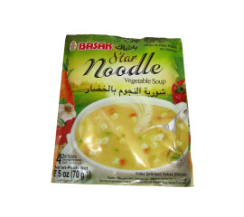 Basak Vegetable Star Noodle Soup 75Gr
