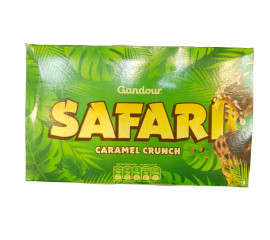 Gandour Safari Caramel Crunch 12Bars (12 X 32GR) 384Gr
