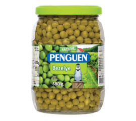 Penguen Green Peas 680Gr Glass