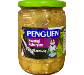Penguen Roasted Aubergine (Eggplant) 520g Glass