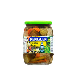 Penguen Mixed Pickles 680g Glass