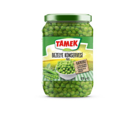 Tamek Green Peas 670g Glass