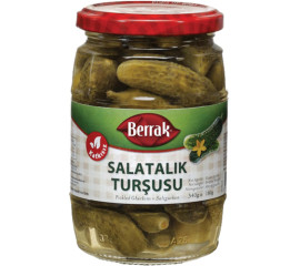 Berrak Gherkin Pickles (Salatalik Tursusu) 6-9Cm 680Gr Glass