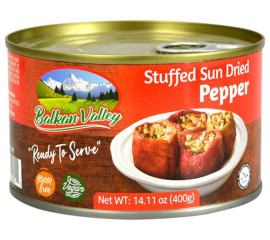 Balkan Valley Stuffed Sun Dried Pepper 400Gr Can