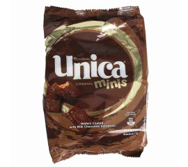 Gandour Unica Original Minis Chocolate Wafer Bites 170Gr