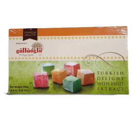 Gulluoglu Turkish Delight W/Fruit Extract 250Gr