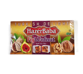 Hazerbaba Fig Walnut Turkish Delight 454Gr