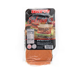 Merve Cooked Beef Sliced Salami Smoke Flavor Added 8 oz