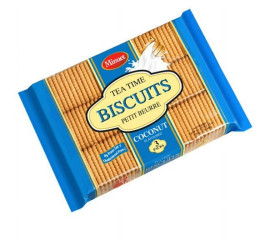 Minuet Tea Time Biscuits Petit Beurre Coconut (115Gr x 3Packs) 345Gr