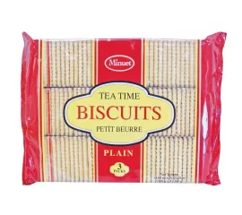 Minuet Tea Time Biscuits Petit Beurre Plain (115Gr x 3Packs) 345Gr