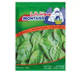 Montana Frozen Minced Spinach 400g