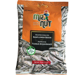 Mr. Nut Roasted Unsalted Sunflower Seeds 5 Oz (142Gr)