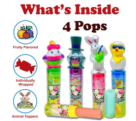 Push Pop Toppers – Bunny Candy Toy