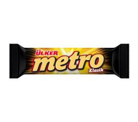 Ulker Metro Chocolate W/Caramel and Nugat 36Gr