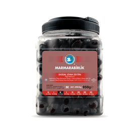 Marmara Birlik Gemlik Black Olives M Super 950Gr Plastic
