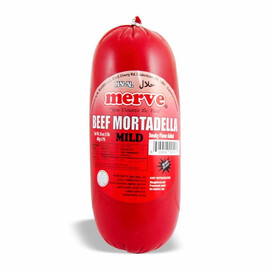 Merve Beef Mortadella Plain 1Lb