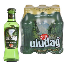 Uludag Mineral Water 200Ml Glass  (6 pack)