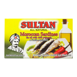 Sultan Moroccan Sardines With Chili Peppers in Vegetable Oil 125g