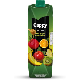 Cappy Atom Fruit Juice w Honey 1Lt Tp