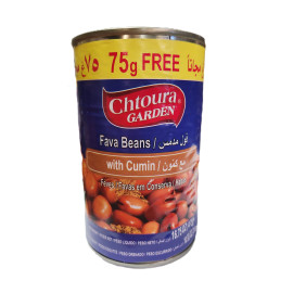 Chtoura Garden Fava Beans with Cumin 475g Can