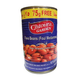 Chtoura Garden Fava Beans (Foul Medammas) 475g Can