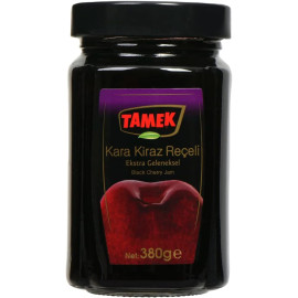 Tamek Black Cherry Jam 380Gr Glass