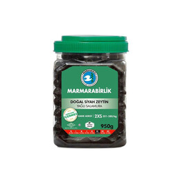Marmara Birlik Gemlik Black Olives 2XS  950Gr Plastic
