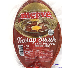 Merve Beef Soujouk Butcher Style 1Lb