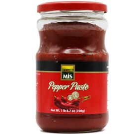 Mis  Pepper Paste Hot 700Gr Glass