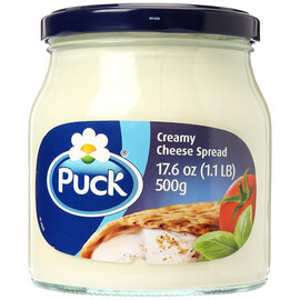 Puck Creamy Cheese Spread 500Gr Glass