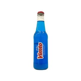 Vimto Fizzy Blue Raspberry Sparkling Fruit Drink 330Ml Glass