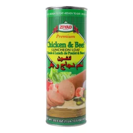Ziyad Chicken & Beef Luncheon Loaf Meat 845g