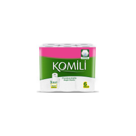 Komili Paper Towel 3Ply 6Pcs