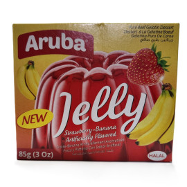 Aruba Jelly Strawberry & Banana 85g