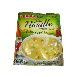 Basak Vegetable Star Noodle Soup 75Gr
