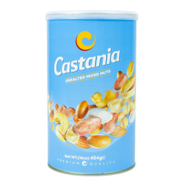 Castania Unsalted Mixed Nuts  454Gr