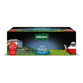 Dogadan Gizli Bahce Earl Grey Black Tea 48Pc Teapot 153Gr