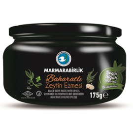 Marmara Birlik Black Olive Paste Baharatli 175Gr Glass